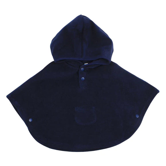 Bebe Hooded After Swim Poncho Navy