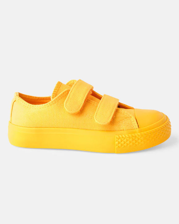 Walnut Remi Canvas Shoe Yellow