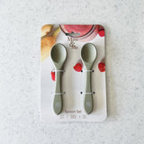 Mini & Me Spoon Set Olive