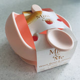Mini & Me Wave Bowl & Spoon Marshmallow