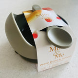 Mini & Me Wave Bowl & Spoon Olive