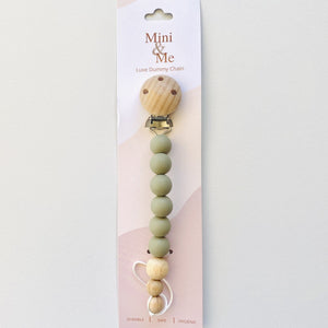 Mini & Me Luxe Dummy Chain Olive