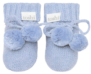 Toshi Organic Booties Marley Seabreeze