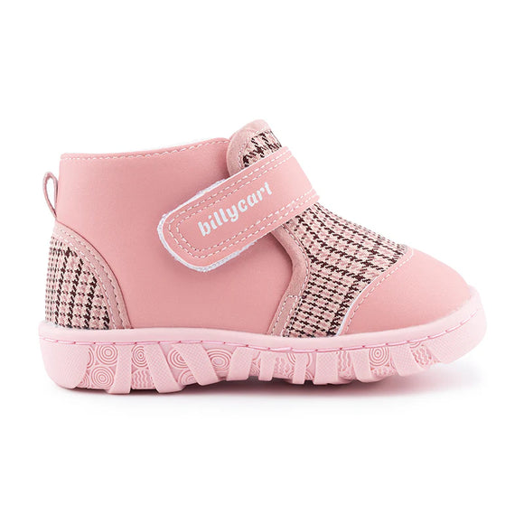 Billycart Kids Luna Pink & Plaid Girls toddler boots