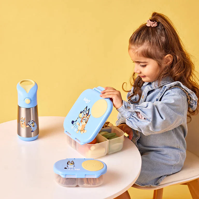 Bluey x b.box Mini Lunchbox Blue Bento Style Lunchbox – b.box for kids