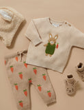 Purebaby Carrot Jacquard Leggings