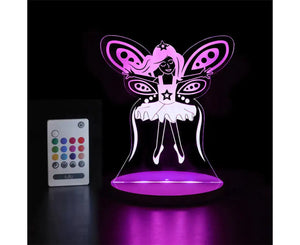 Tulio Dream Light Fairy Princess LED 12 Colour Night Light with Remote
