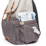 Sorrento Nappy Bag Backpack Tan/Sand