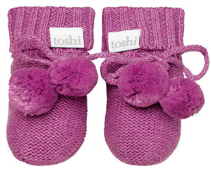 Toshi Organic Booties Marley Violet