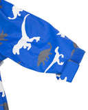 Korango Rain suit Changing Colour Dino Blue