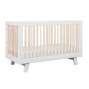 Babyletto Hudson cot bed washed natural/white