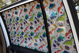 Toddlertints Funky Car Shade Space Dinos