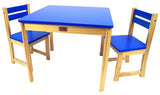 Tikk Tokk Little Boss  Wooden Table + 2 Chairs 3 piece set  Assorted Colours