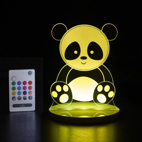 Tulio Dream Light Fairy Panda Bear LED 12 Colour Night Light with Remote