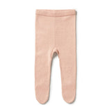 Wilson & Frenchy Knitted Legging with Feet Rose