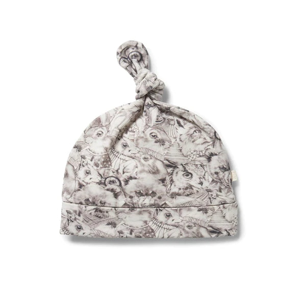 Wilson & Frenchy Organic Knot Hat Forest Animals