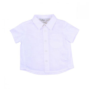 Bebe William Linen Shirt White