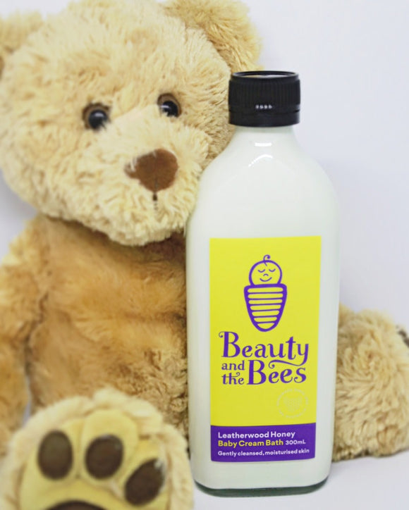Beauty & the Bees Honey Baby Cream Bath 300ml
