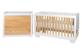 Cocoon Luxe cot/bed Natural/White inc AUS made mattress