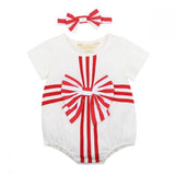 Bebe Gift Romper with Bow